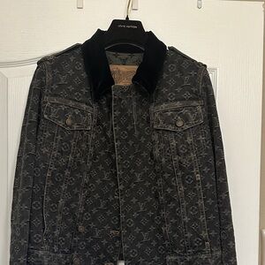 Louis Vuitton Black Monogram Denim Jacket